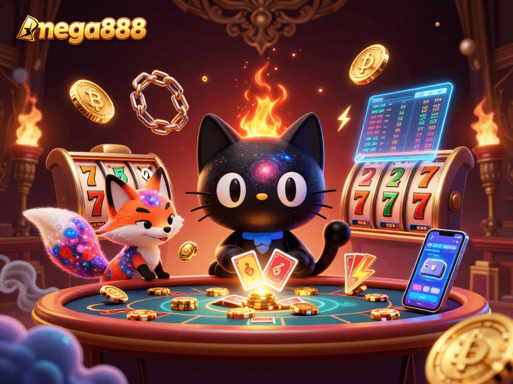 Permainan mega888 menawarkan pengalaman slot dalam talian yang menarik dengan pelbagai simbol keberuntungan.