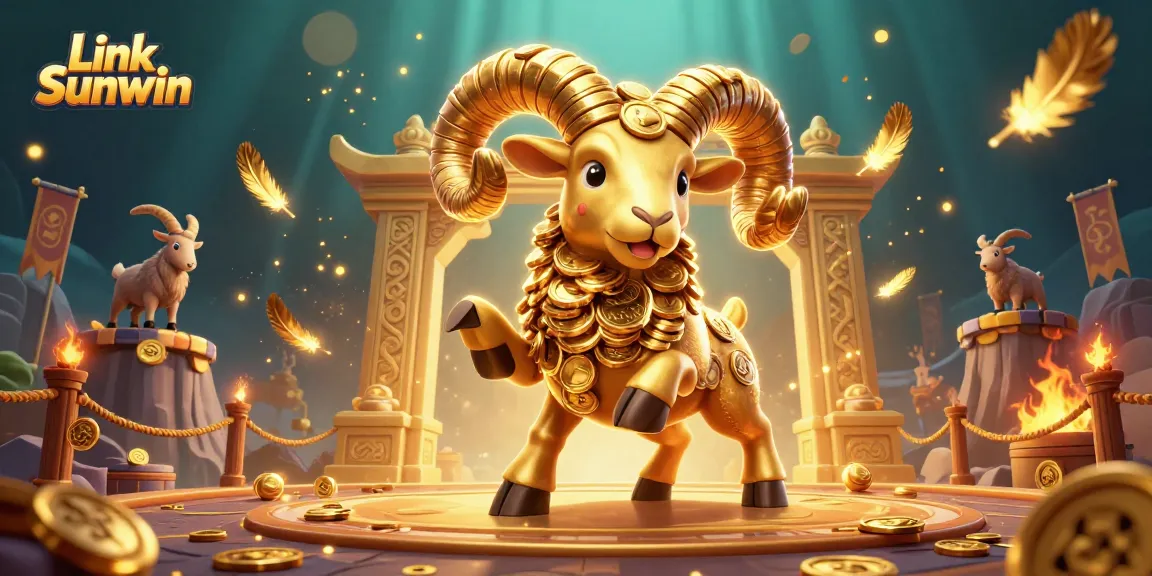 Engage in exciting casino action with Link Sunwin amidst dynamic gaming elements and golden visuals.