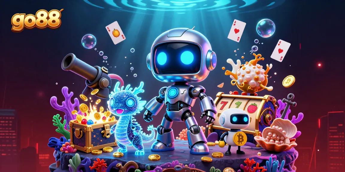 Experience immersive gaming at go88 with vibrant 3D casino elements and engaging characters.