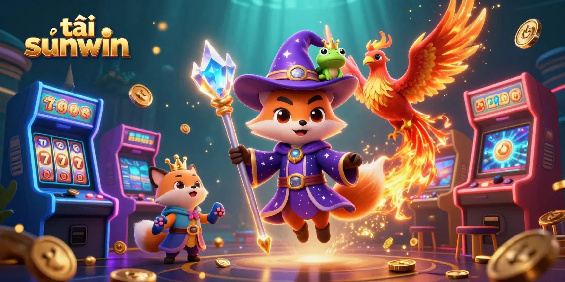 Join the excitement at tải sunwin and experience vibrant gaming with a mystical wizard and phoenix!