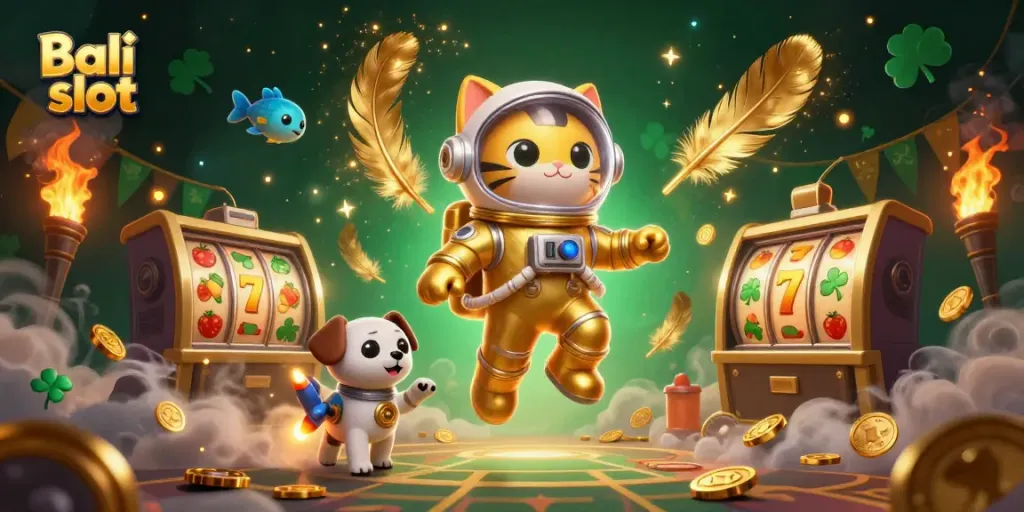 Spin the reels for a chance to win big with the Bali slot, featuring exciting characters and vibrant action.